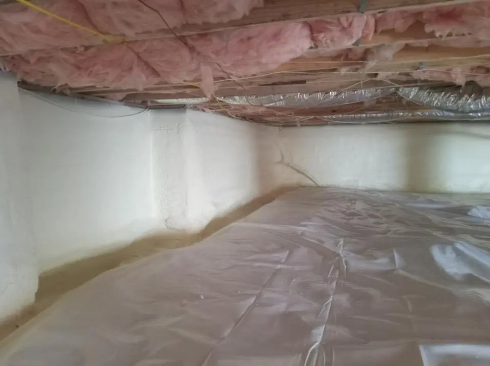 Crawl space encapsulation with closed-cell spray foam for Spray Foam Roofing in Port Orchard